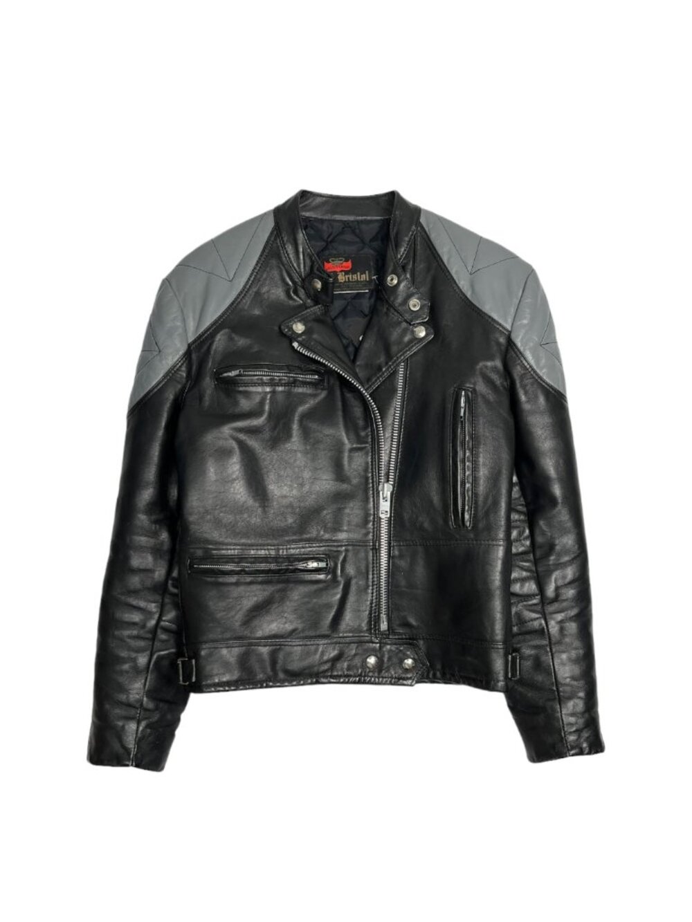 Vintage Bristol Leather Moto Jacket S